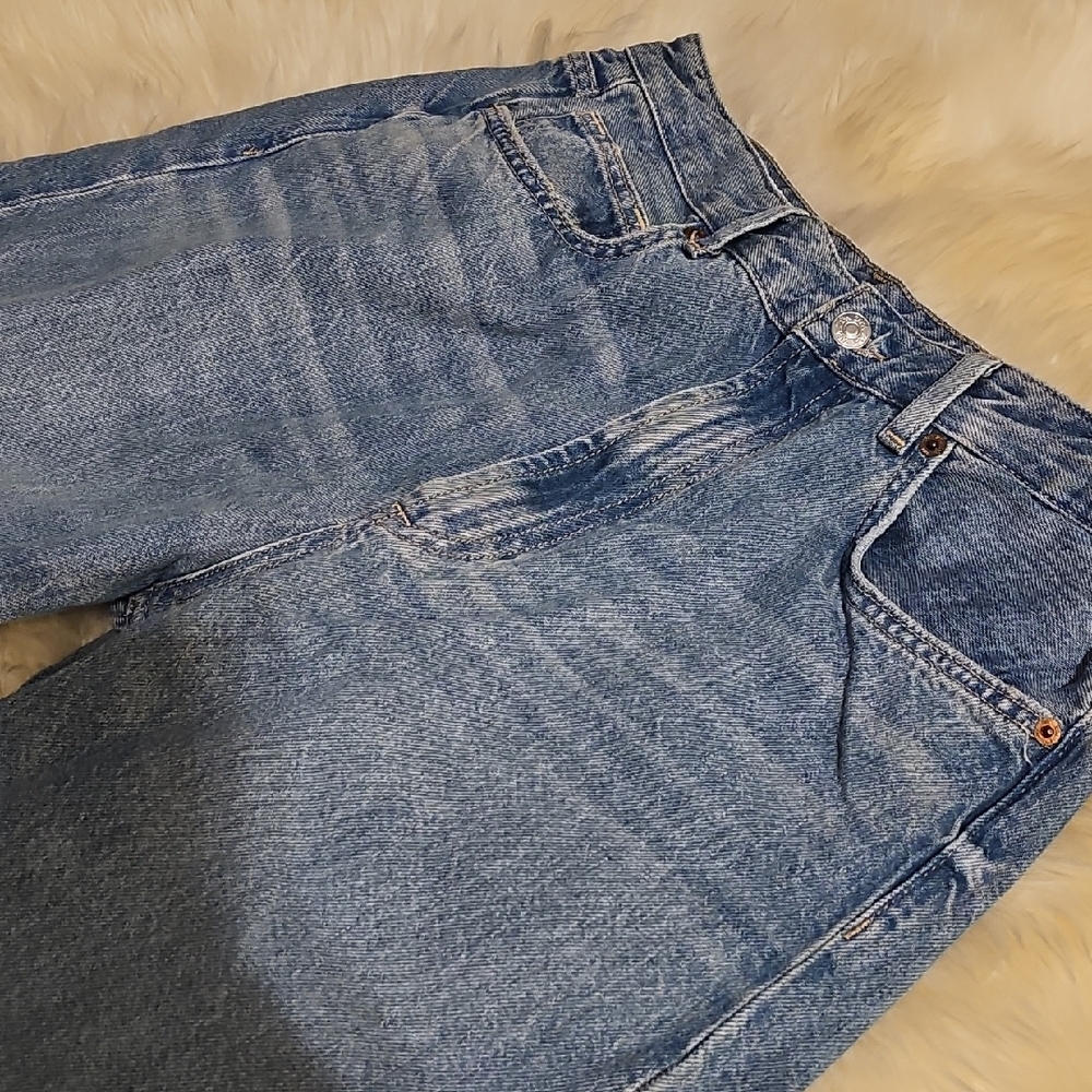 Zara Blue Denim Jeans - Picture 6 of 14